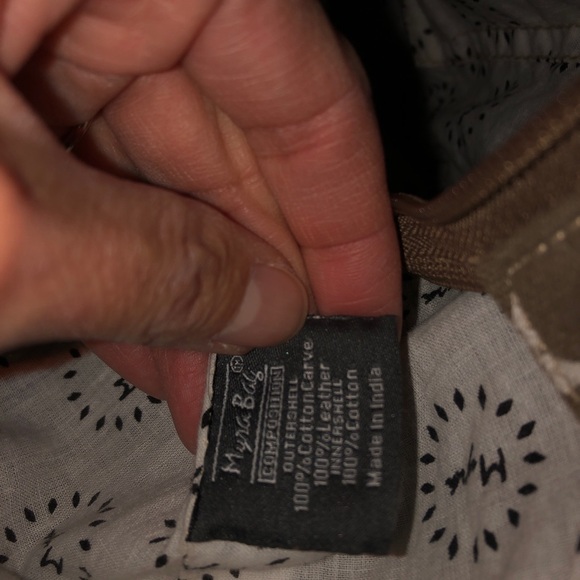 green Myra star tote bag - Picture 7 of 7